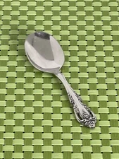 Oneida Community BRAHMS Stainless Baby Spoon Glossy Betty Crocker Flatware