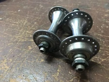 PAIR OFMEGA THREAD HUBS SPORT RACING BIKE CONDORINO 36 HOLES