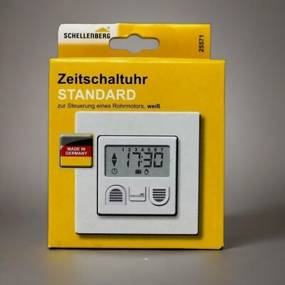 Schellenberg Standard Zeitschaltuhr zur Rollladensteuerung (25571) NEU & OVP