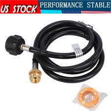 6FT Propane Adapter Hose LP Tank 1lb to 20lb Converter For QCC1 Type Gas Grill
