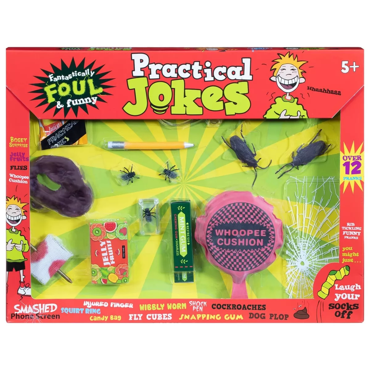 Practical Jokes Ideal Joke Prank Set Over 12 Pranks Gross Out Foul Funny