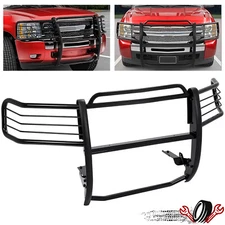 For 07-2014 Chevy Suburban/Tahoe Front Bumper Brush Grill Guard Protector Black