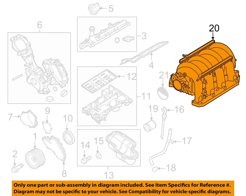 Used Engine Complete Assembly fits: 2007 Nissan Titan 5.6L VIN A 4th digit unlea Foto 3 de 4