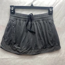 Women Champion Sz Small Grey Polyester Blend Athletic Skort