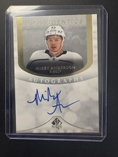 2023-24 SP Authentic UD Authentics Auto Mikey Anderson