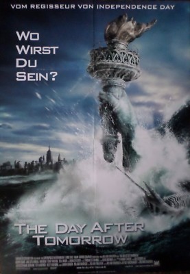Poster, Filmplakat, THE DAY AFTER TOMORROW, Katastrophenfilm von Roland Emmerich