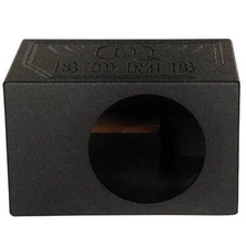 QPower QBOMB10VL Single 10" Vented Ported Car Subwoofer Sub Box Enclosure QBOMB