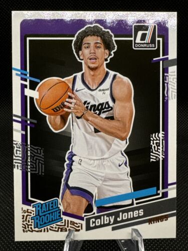 Colby Jones 2023-24 Panini Donruss Rated Rookie #221 Kings - Picture 1 of 2