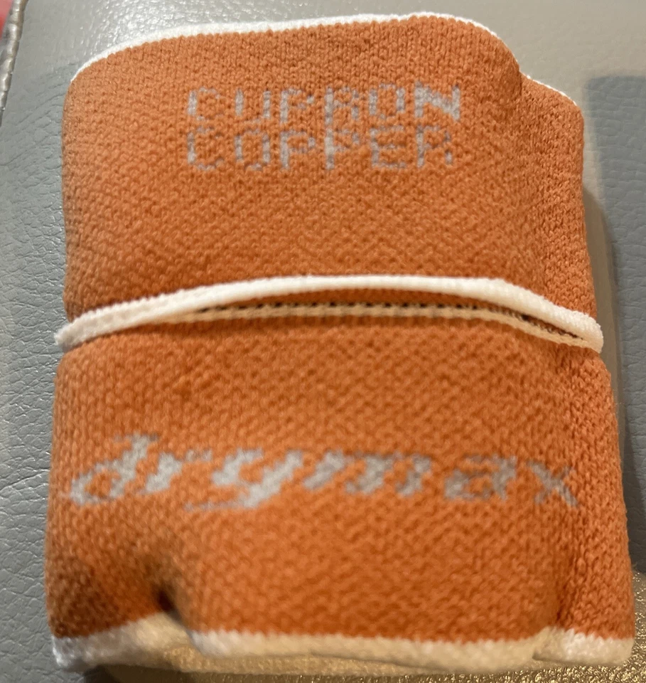 starter wristband drymax Cooper White Pair Of Two Performance Sweat Band ￼ - Image 3 of 4