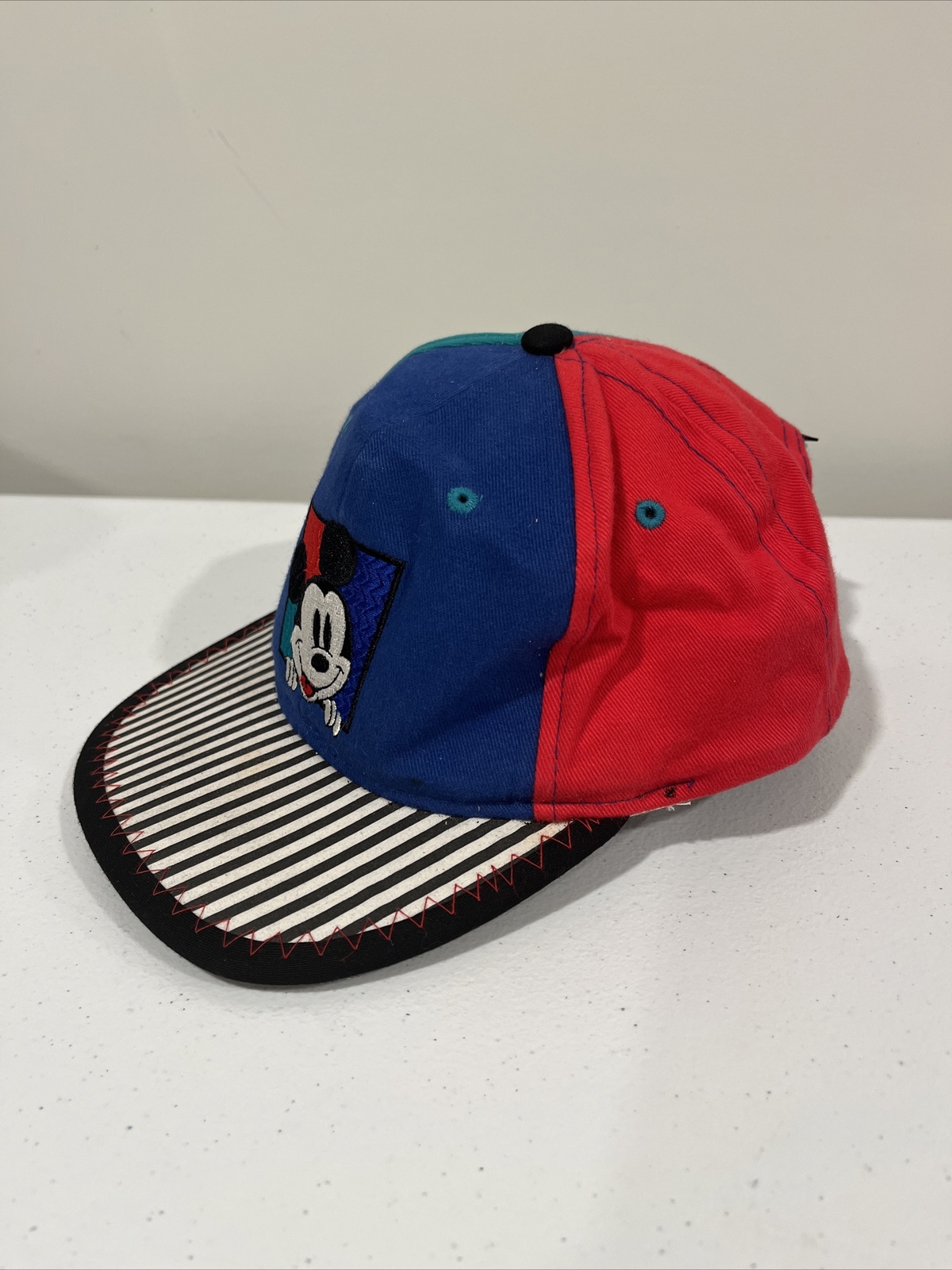 Vintage Mickey & Co. Walt Disney Fresh Caps Drew Pearson Green Red Blue Kids Hat