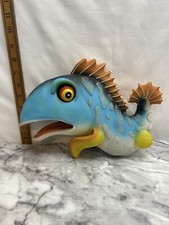 Vintage Harz tropische Fische Wanddekoration AEP Bellmawr Angelfish Cartoon Stil 11 Zoll