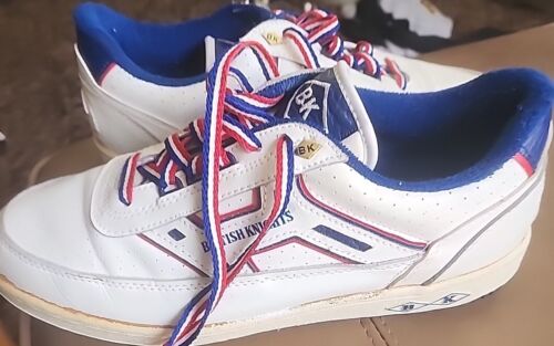 Zapato de Baloncesto RETRO British Knights Vintage Talla 9.5 Usado en Excelente Condición Rojo Blanco Azul - Imagen 5 de 10