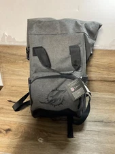 New Picnic Time Miami Dolphins On The Go Roll-Top Cooler Backpack football
