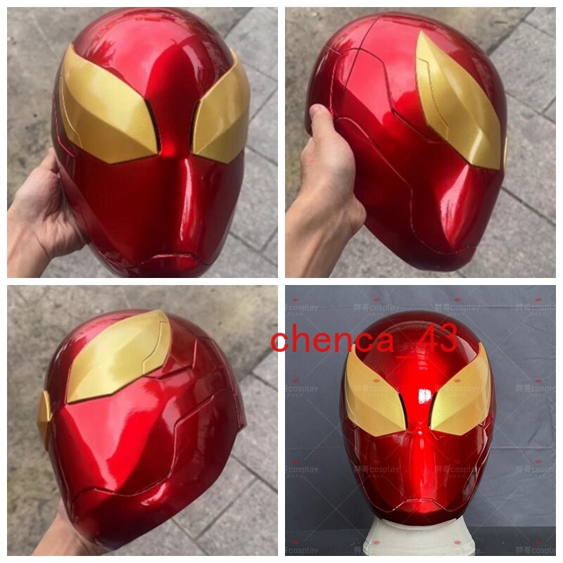 Marvel Spider-Man Casco Usable Escarlata Spideman FRP Tocado Hierro Araña Máscara