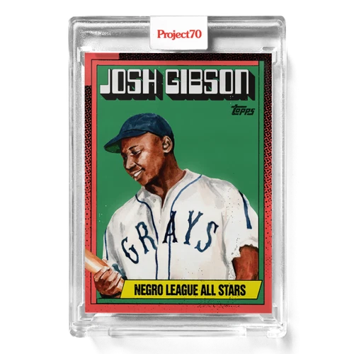 Topps Project70® Card 803 - Josh Gibson by Jacob Rochester Project 70 Grays