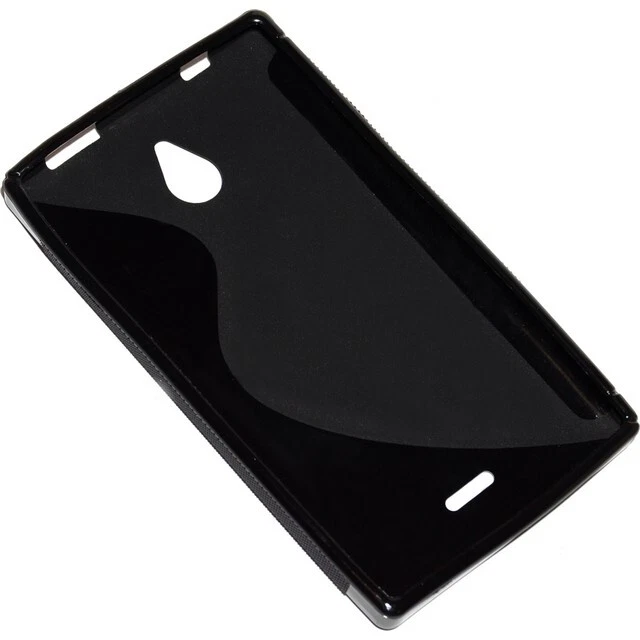 Ssyl Custodia Silicone S-line Cover Tpu Gel Back Case Nokia X2 Dual Sim Nera New - Immagine 2 di 3