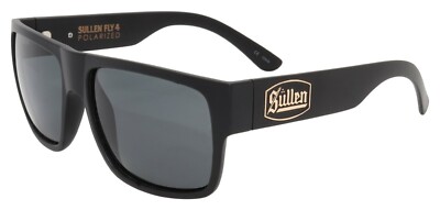 Lunettes De Soleil Black Flys Noires Mat - Style Mouches Avec Verres Fumés - Neuf Avec étiquettes