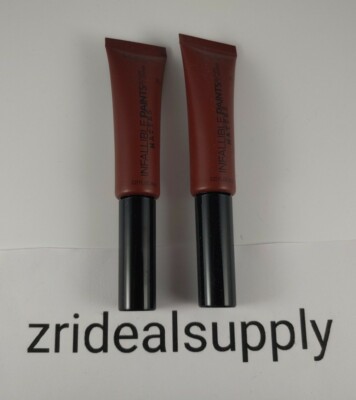 L'OREAL INFALLIBLE PAINTS LIP COLOR 350 CINNA BOMB NEW 2PACK COMES IN ORGINALBOX