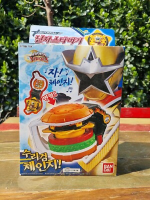 バーガーです。　② Bandai Shuriken Sentai Ninninger Ninja Star Burger for sale online