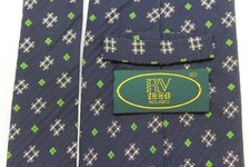 543 RV 1880 MILANO MEN'S TIE 100 SILK MADE IN ITALY