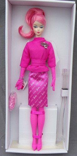 PRÉ-VENDA Boneca Barbie Signature Silkstone Pink Collection 02 - Mattel
