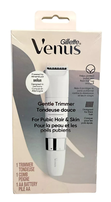 Gillette Venus Gentle Trimmer for Pubic Hair & Skin New & Sealed
