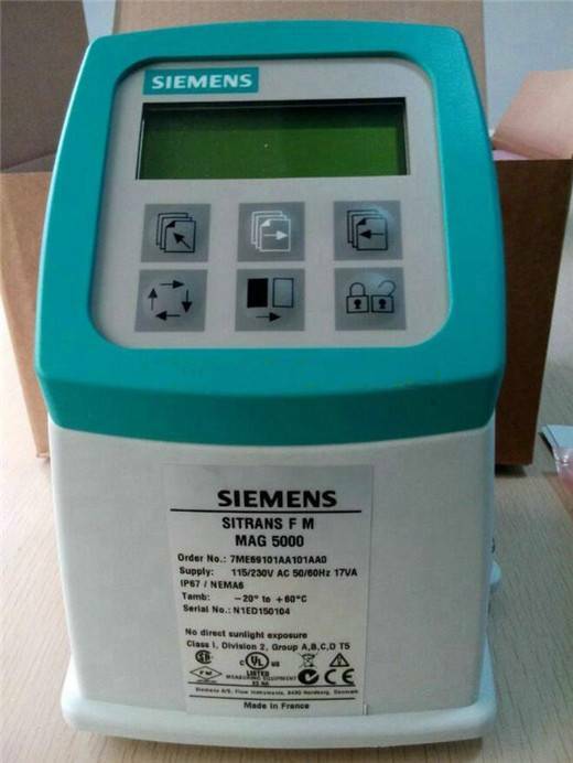 1pcs Siemens MAG 5000 Transmitter SITRANS F M Flow Meter 7ME6910