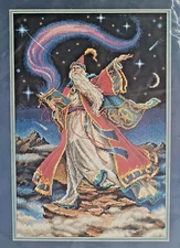 Needlepoint Kit The Grand Sage Wizard Dimensions Gold Collection Counted 2459