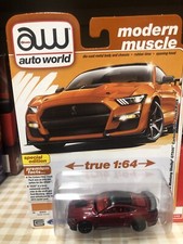 2024 Auto World Ultra Red Chase 2021 Ford Mustang Shelby GT500 Trac Special Ed B