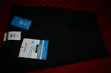 MENS HAGGAR COOL 18 PRO EXPANDABLE WAIST SHORTS 40" BLACK PLEATED HS00394NWT