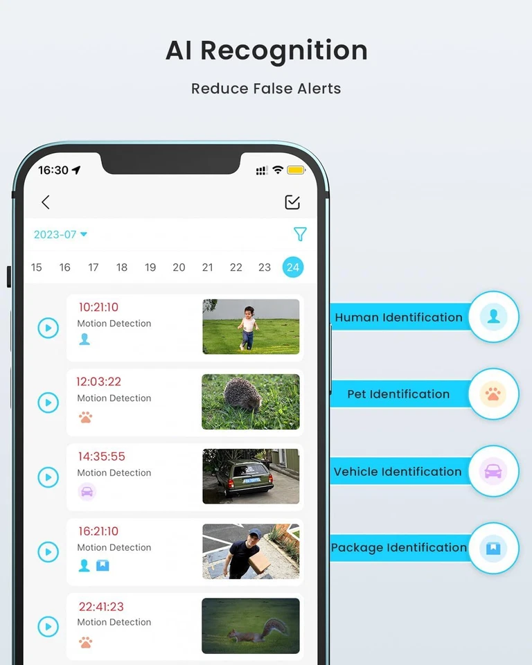 ieGeek Solar Wireless 2K WiFi Security Cameras Outdoor Battery 2-Way Talk 10M - Image 2 of 4