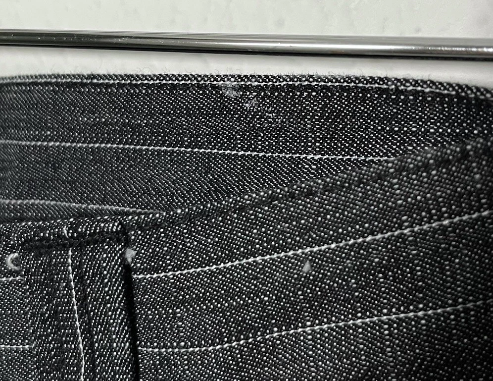 Pantalone uomo VINTAGE Versace Classic V2 cotone leggero 31x30 grigio gessato