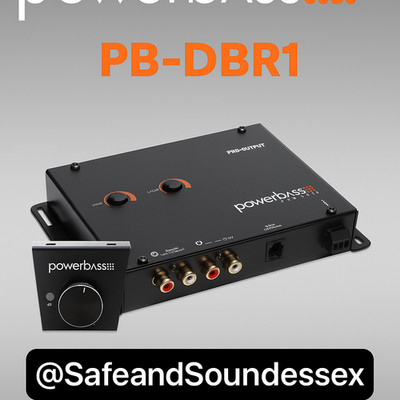 Powerbass PB-DBR1 Digital Bass Restoration Processor with Remote Control Knob