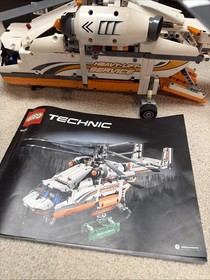 LEGO Technic 42052 Heavy Lift Helicopter 100% Complete Box Manual Teste