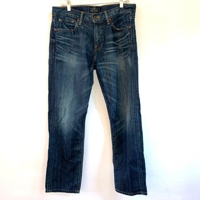 Women's Lucky Brand Sienna Tomboy Jeans Distressed Blue sz. 33x30