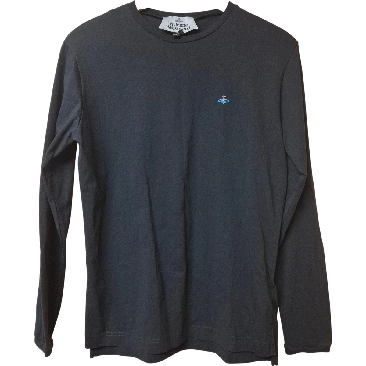 トップス Vivienne Westwood MAN Long Shirt 20AW Vivienne Westwood White Fresh Long Sleeve T-Shirt Vivienne Westwood