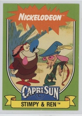 1991 Capri-Sun Nickelodeon Stimpy & Ren #7 1pr2