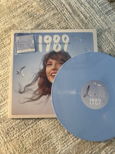 Taylor Swift 1989 (Taylor's Version 2 LP Crystal Skies Blue Edition Rare Vinyl