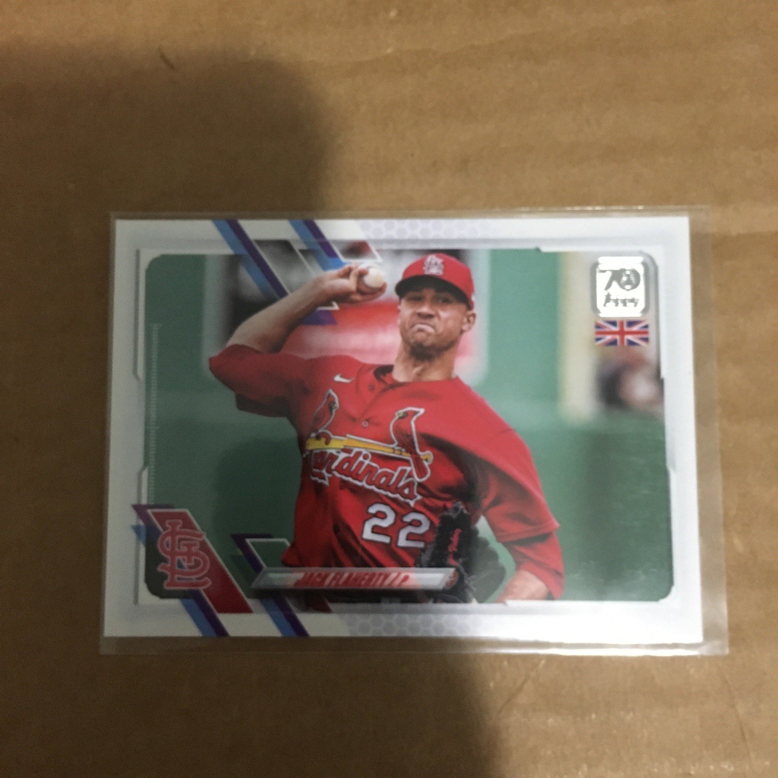 2021 Topps UK Edition #64 Jack Flaherty St. Louis Cardinals Baseball Card