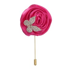 Rose Lapel Pin for Men Suit Brooch Rose Purple