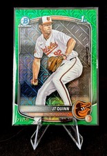 2025 Bowman Draft - Chrome JT Quinn #BDC-85 Green Mojo Refractor /99 (RC)
