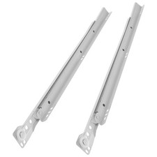  2 Pcs Sliding Rail Track System Slide Center Drawer Cabinet Slides Side