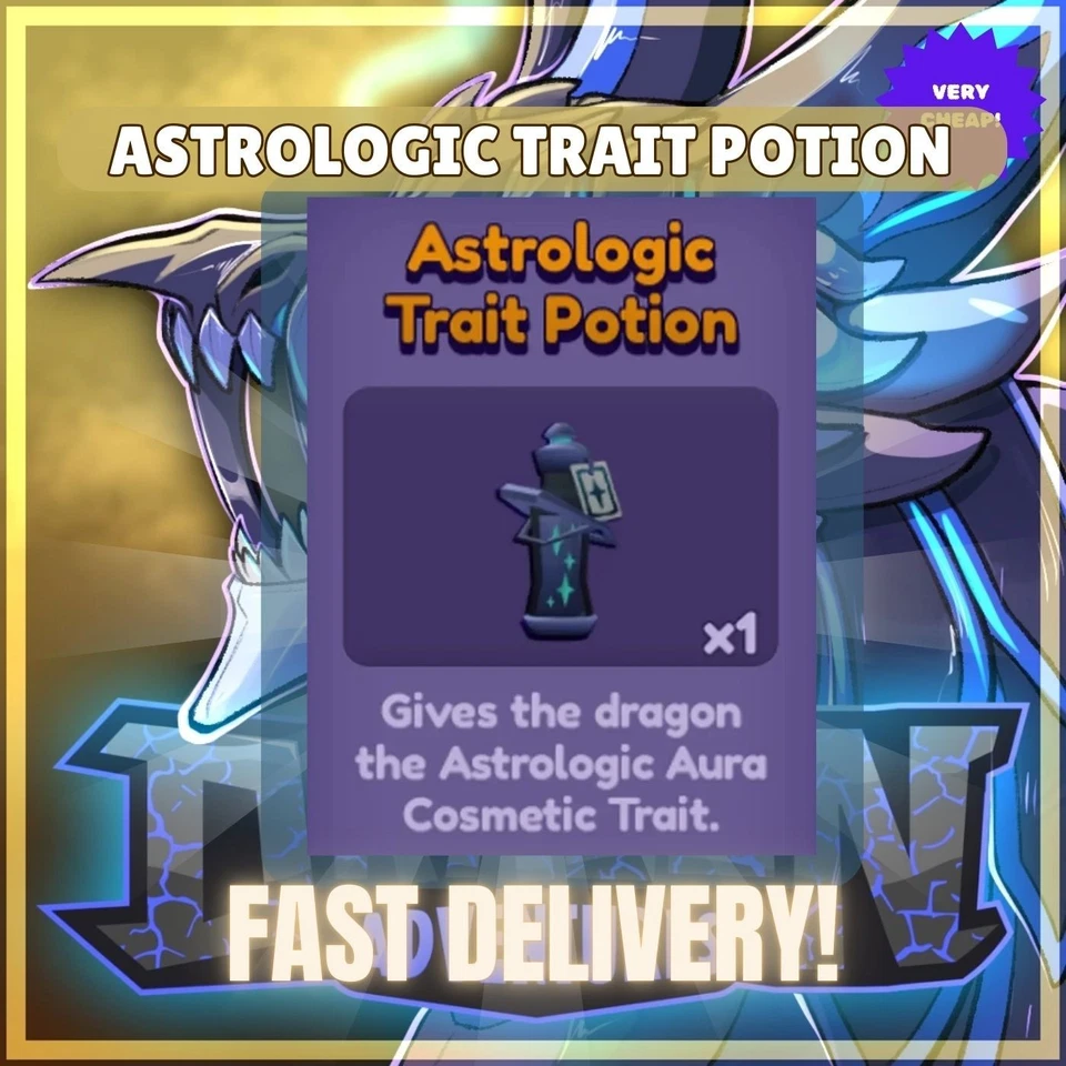 Astrologic Trait Potion - Dragon Adventures D.A - CHEAPEST - LIMITED OFFER!