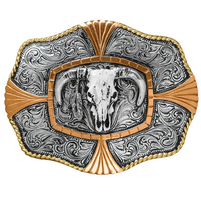 Crumine Steer Skull Buckle C0138
