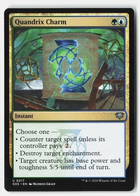 Quandrix Charm U Secrets of Strixhaven 217 NM