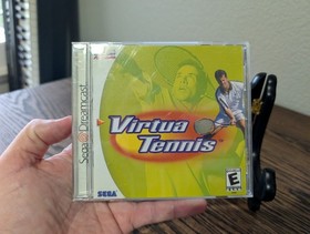 CLEAN - Virtua Tennis (Sega Dreamcast, 2000) CiB Complete w/ Manual - TESTED