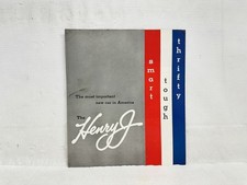1951 Henry J By Kaiser-frazer Original Fold-out Sales Brochure 1951 Henry J By Kaiser-frazer Original Fold-out Sales Brochure