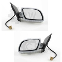 AußEnspiegel Set FüR VW Polo 02 (9N) Bj. 10/01-04/05 Lackierbar Elektrisch