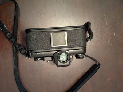 Nikon F3 HP Camera with Strap Hood and 50mm F1.8 Ai-s Lens Black