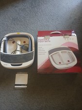 Collapsible Foot Spa with Heat, Bubble, Red Light  Temp Control - Foot Bath